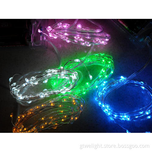 5different Colors Christmas Holiday Decoration Copper Lights